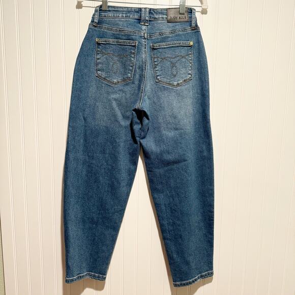 Judy Blue Barrel Jeans High Waisted Size 25 - Picture 6 of 7